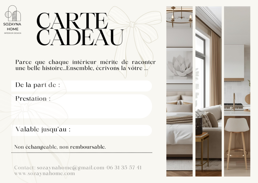 shopping liste sélection carte cadeau prestations déco projet matériaux sélection objet décoratrice d'intérieur Cugnaux Toulouse SOZAYNA HOME Architecte d'intérieur 