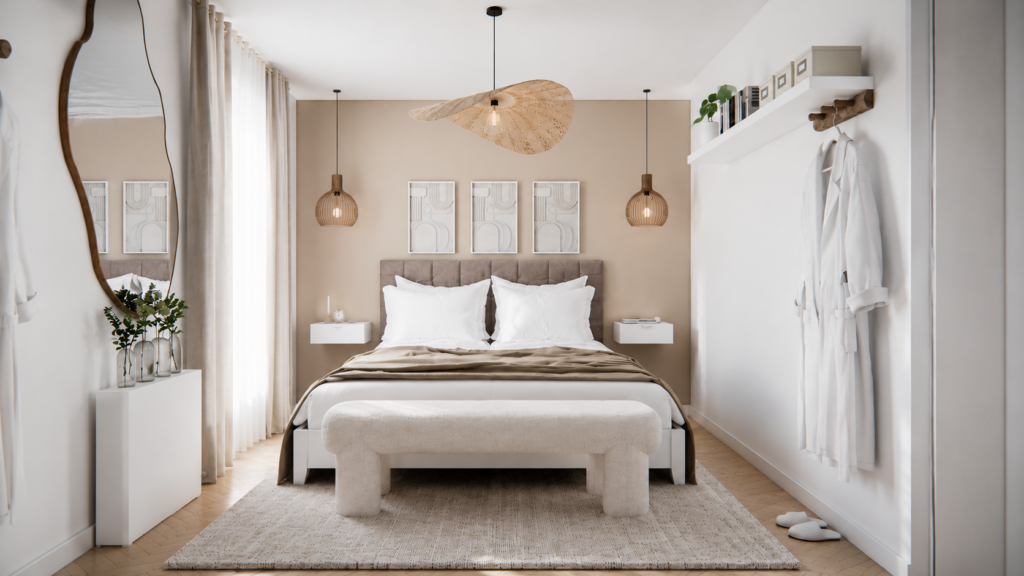 Projet d'aménagement intérieur transformant un garage en buanderie pratique avec dressing sur mesure et rangements optimisés à Toulouse.