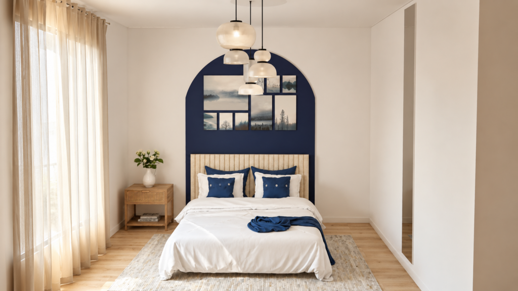 Aménagement d'une chambre d'adolescente sur le thème du Japon avec décoration épurée, rangements optimisés et ambiance zen conçu par une architecte d'intérieur à Toulouse.